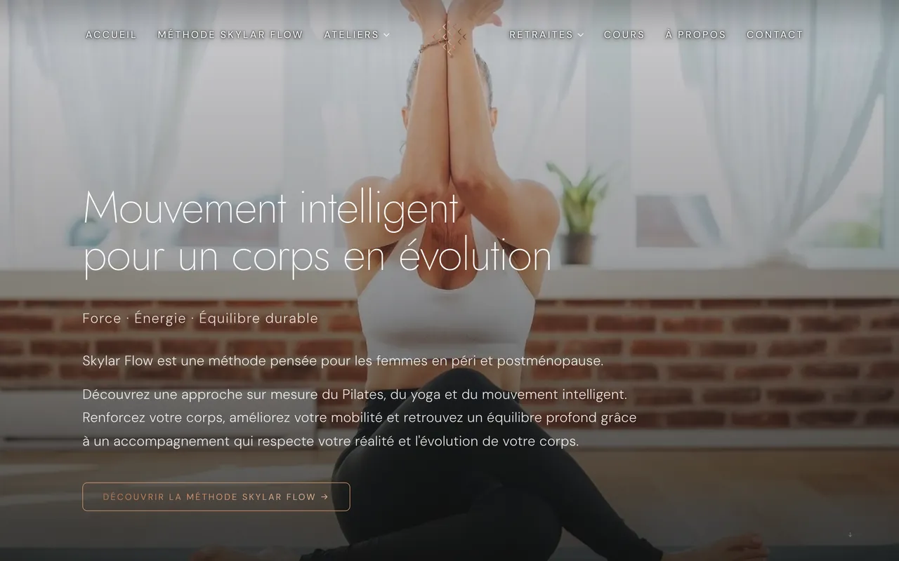 Skylar — page d’accueil du site
